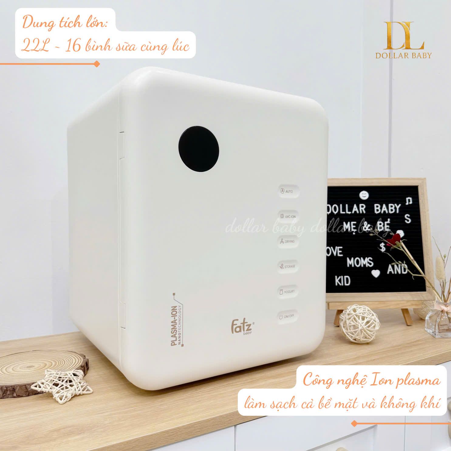  FATZ BABY - Máy Tiệt Trùng UVC-LED Công Nghệ Nano Plasma Ion - PLASMAX 7 