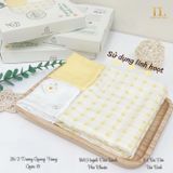  Set 3 Khăn Sợi Tre Lụa La Pomme Everyday Soft Care ( 1 Khăn Tắm + 2 Khăn Sữa ) 