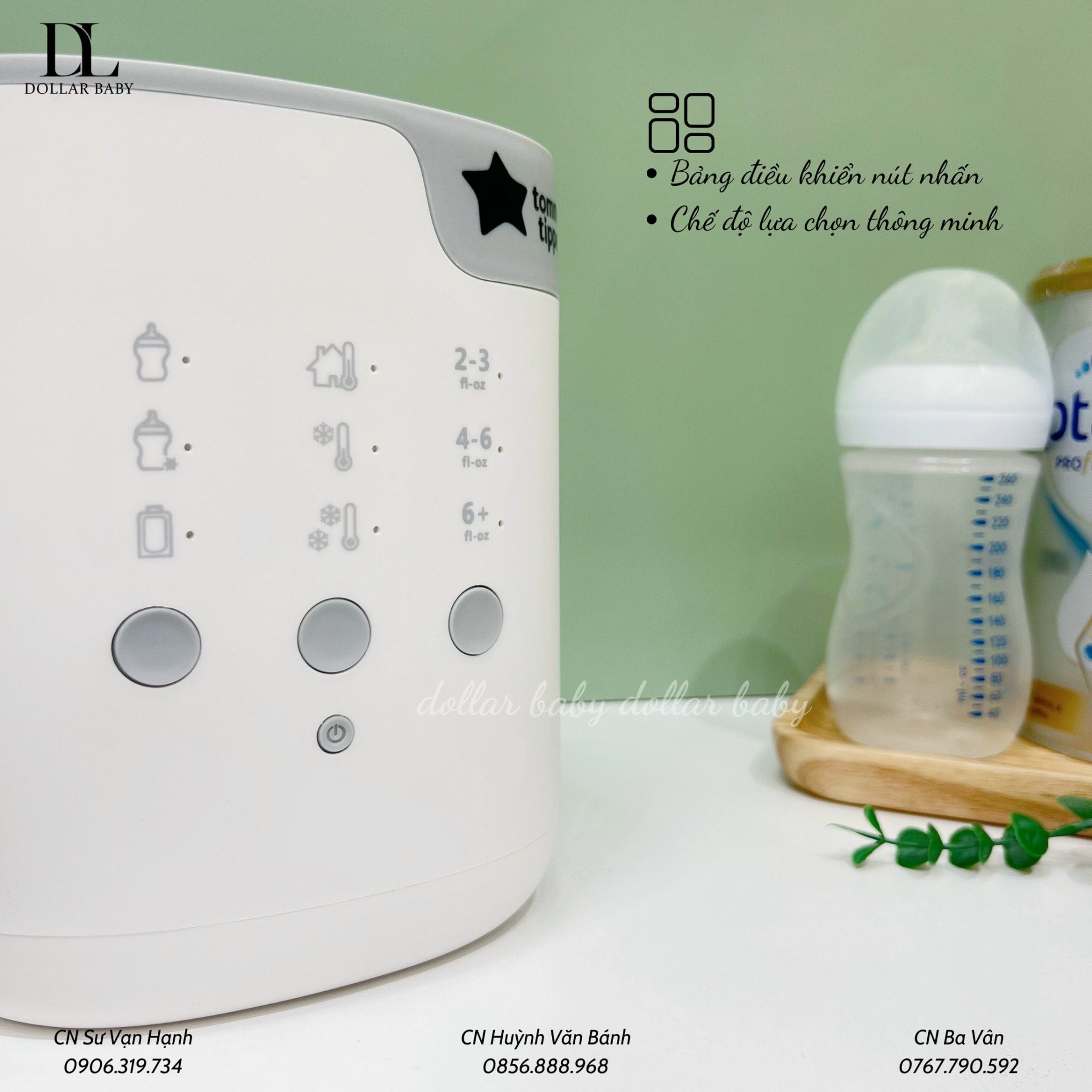  Máy Rã Đông, Hâm Nóng Bình Và Túi Trữ Sữa Tommee Tippee - All In One 