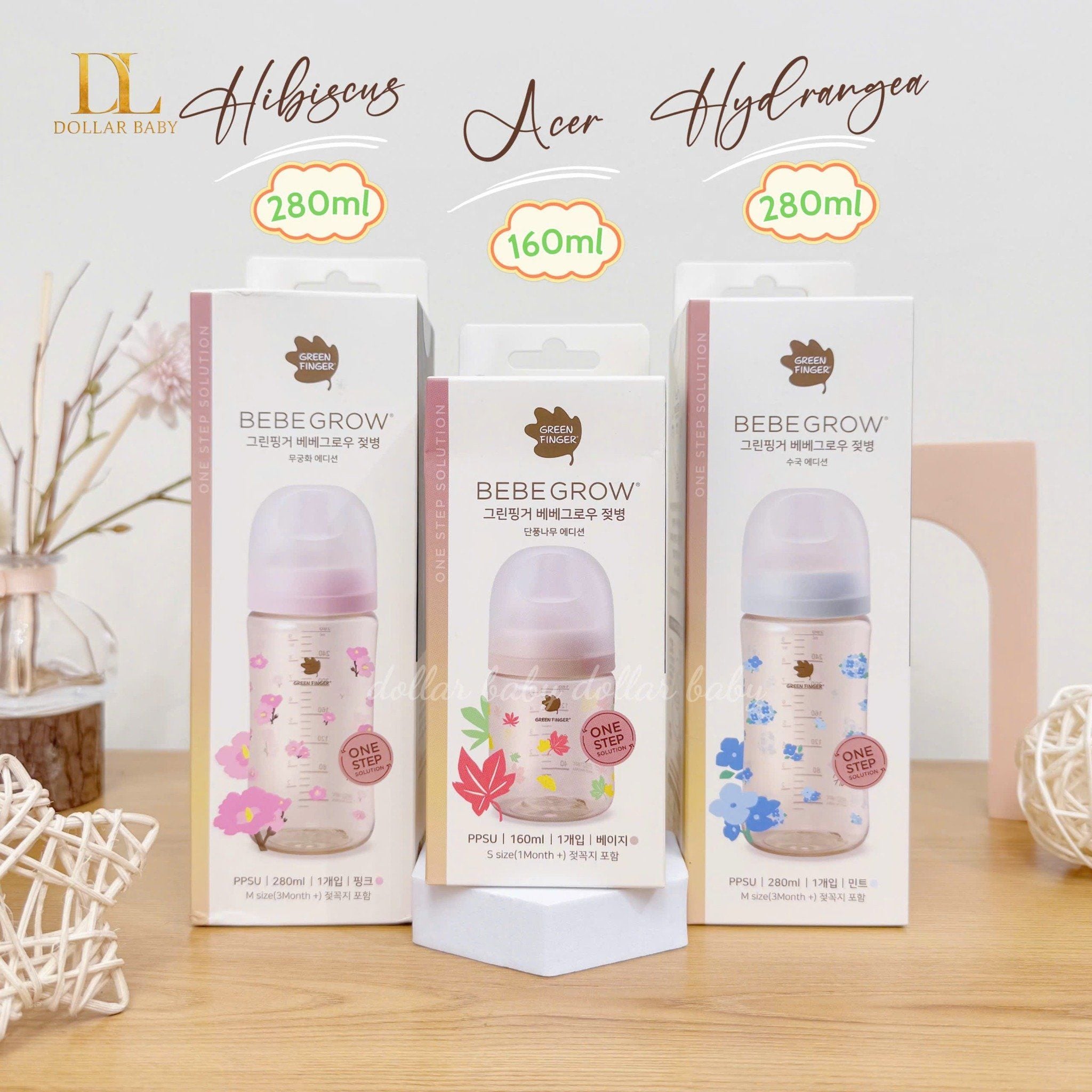  Bình Sữa GreenFinger Bebe Grow 