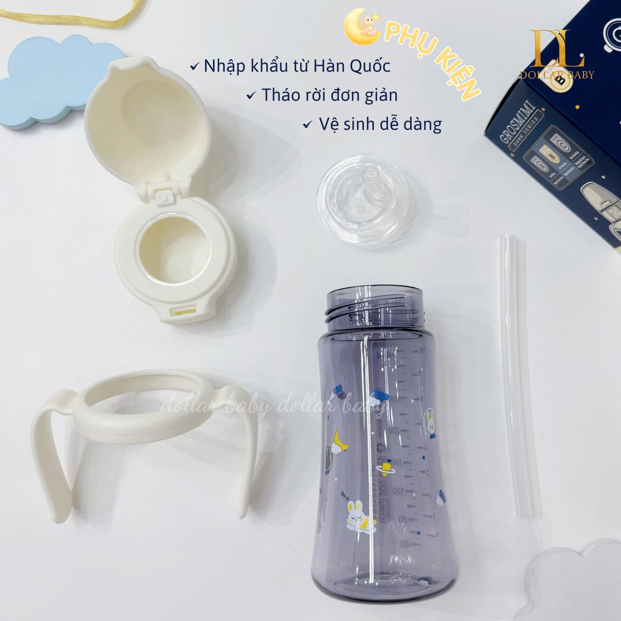  Bình Hút Grosmimi x Knotted 