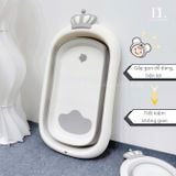  Chậu Tắm Gấp Gọn Kèm Ghế Báo Nhiệt Cao Cấp Holla HL - 03239 
