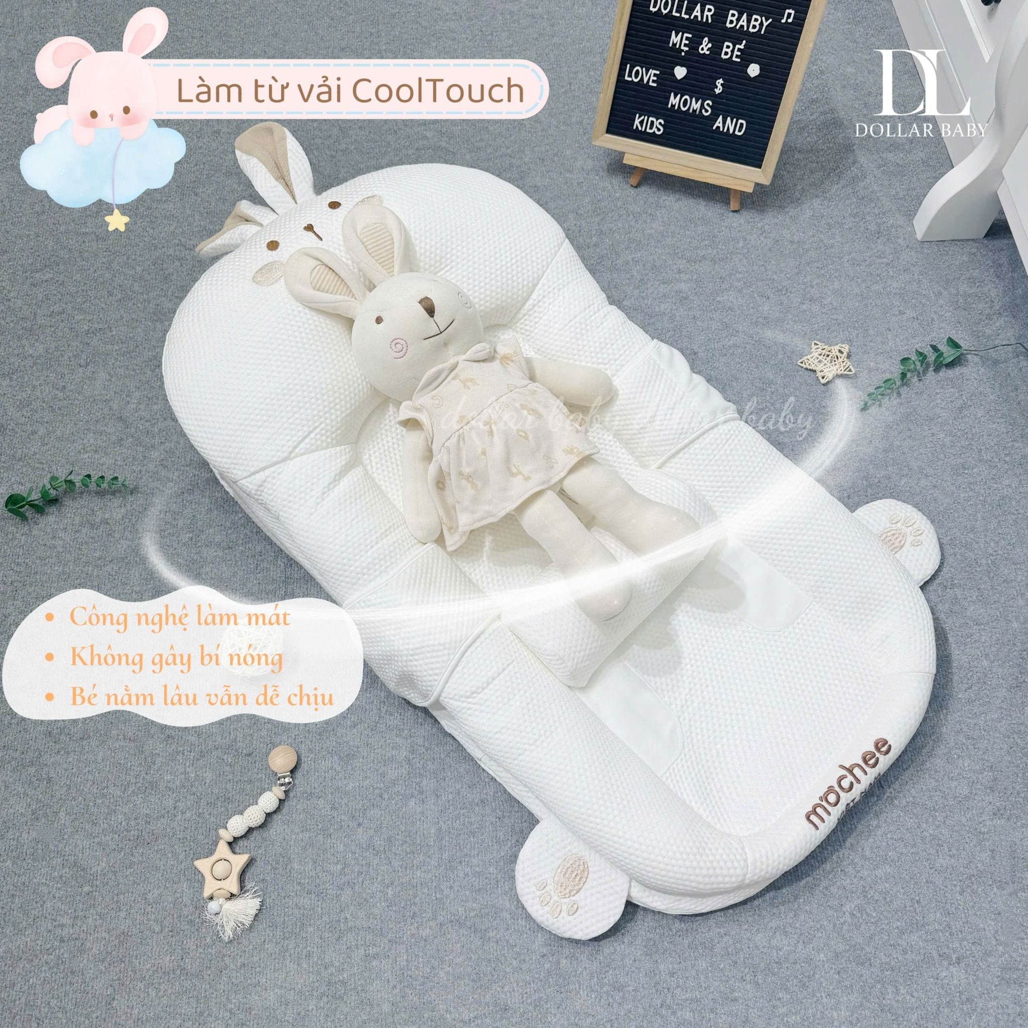  Gối Chống Trào Ngược 3in1 CoolTouch Mochee 