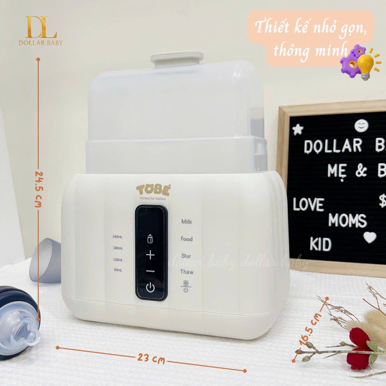  Máy Hâm Sữa Tiệt Trùng Luca - TOBÉ 