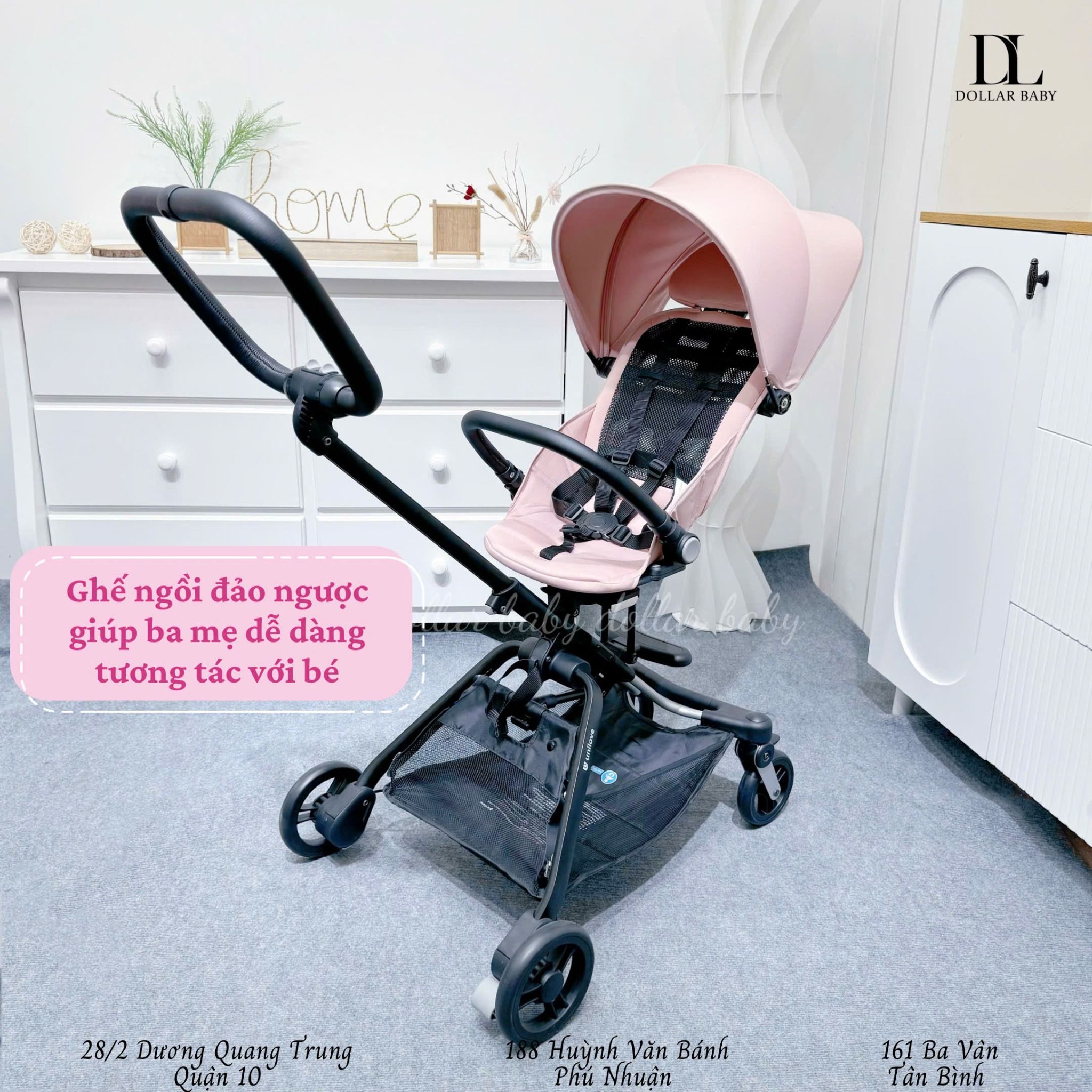  Xe Đẩy Gấp Gọn Unilove 2in1 - ON THE GO 