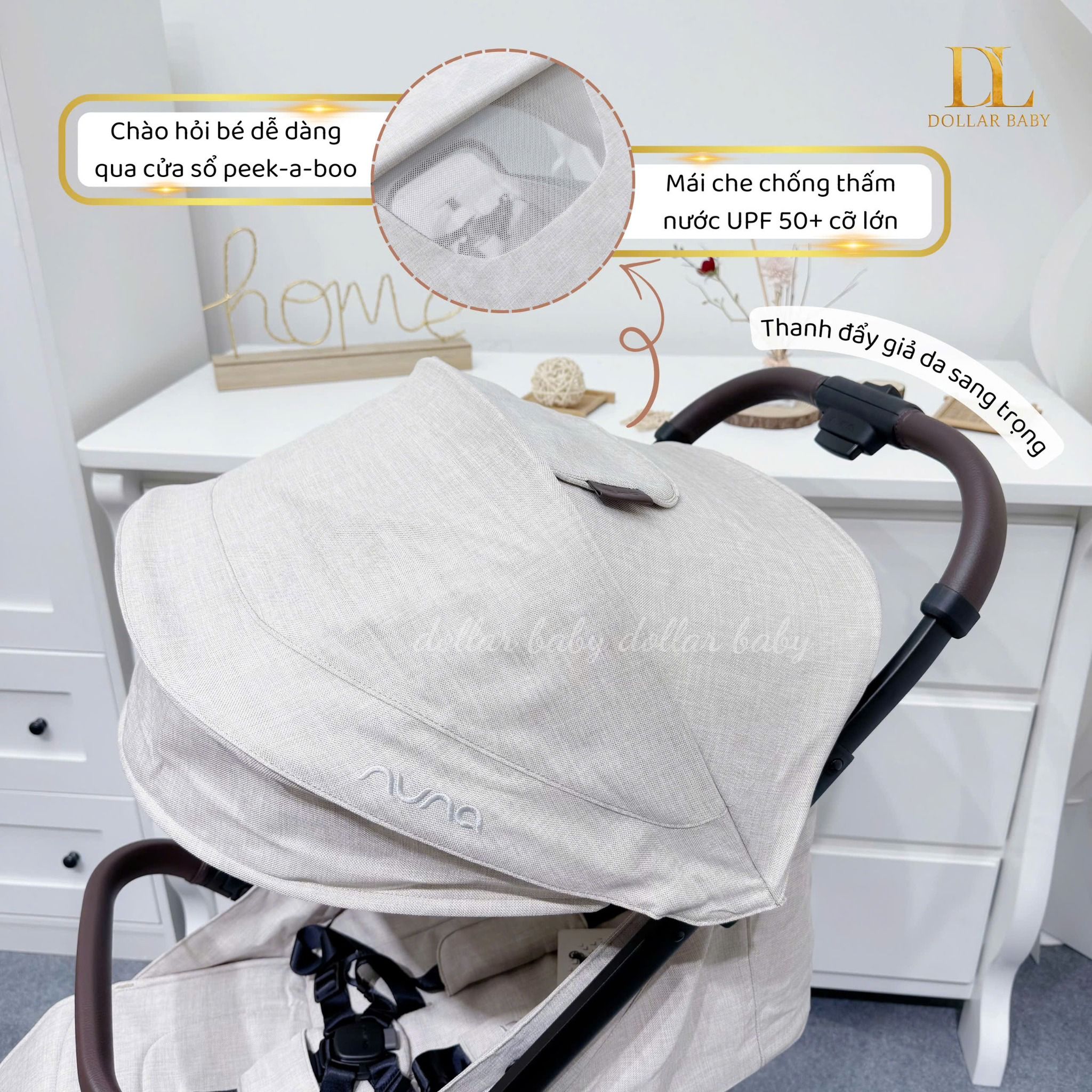  Xe đẩy gấp gọn Nuna Trvl 