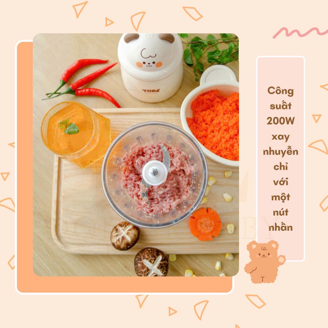  Máy Xay Đa Năng Beanie Plus Tobe  - 9122 ( Set 2 cối xay ) 