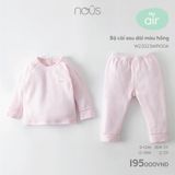  NOUS - Bộ Cài Sau Dài Màu Hồng 