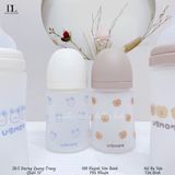  Bình sữa thuỷ tinh bọc silicon Ubmom 