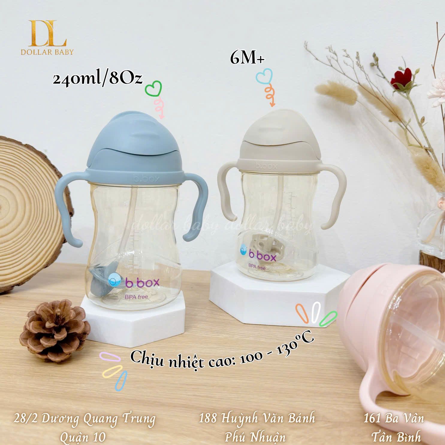  Bình Nước PPSU 360 Độ B.Box - Sippy Cup / Deluxe Edition ( 240ml ) 
