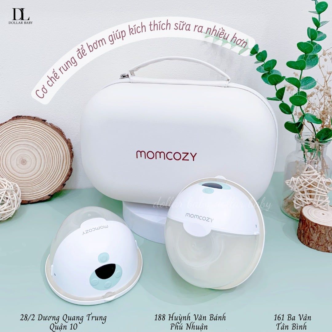  Máy hút sữa đôi không dây Momcozy - M5 (Tặng túi trữ sữa) 
