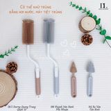  Set 2 Cọ Rửa Bình Silicon - Honper 