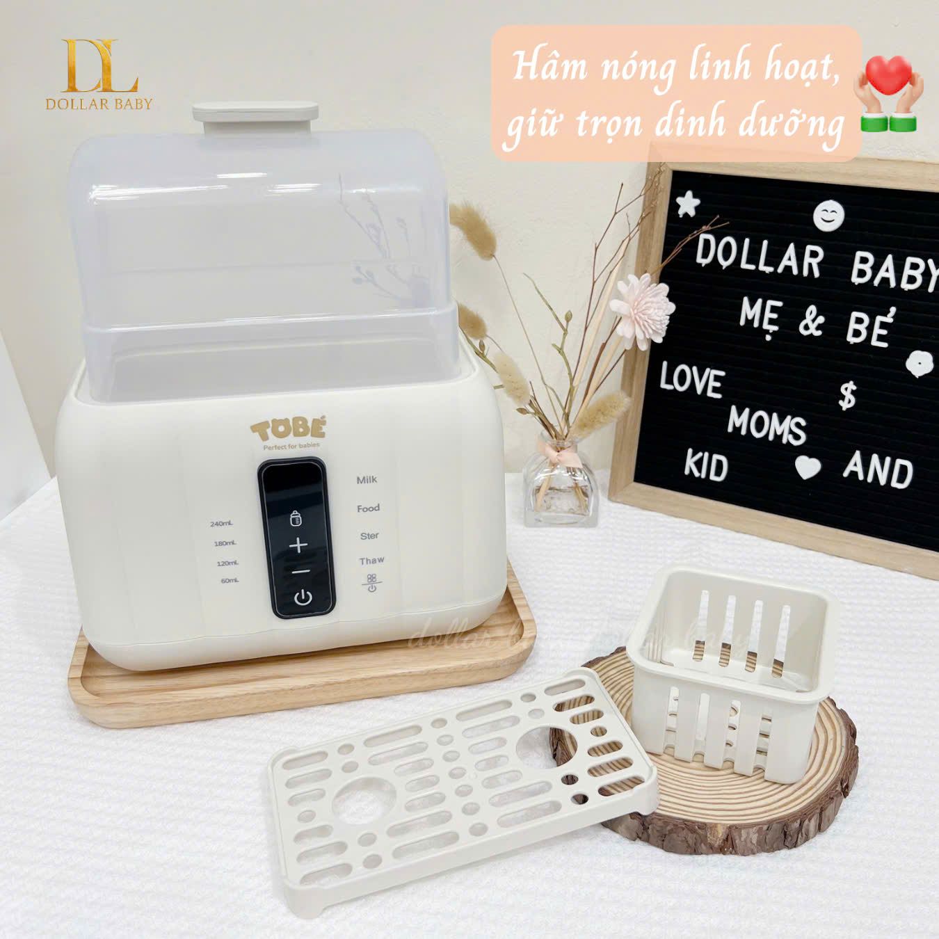  Máy Hâm Sữa Tiệt Trùng Luca - TOBÉ 