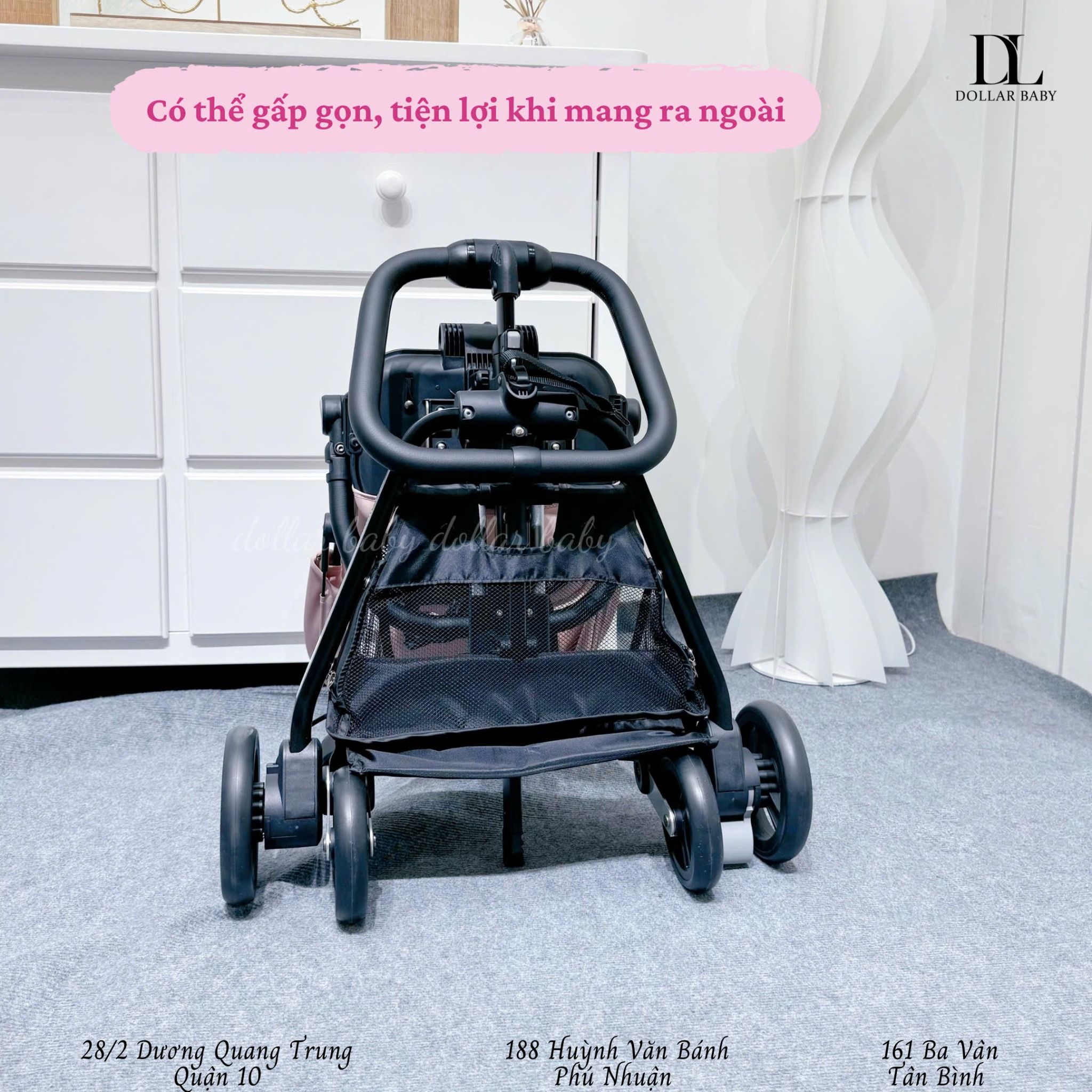  Xe Đẩy Gấp Gọn Unilove 2in1 - ON THE GO 