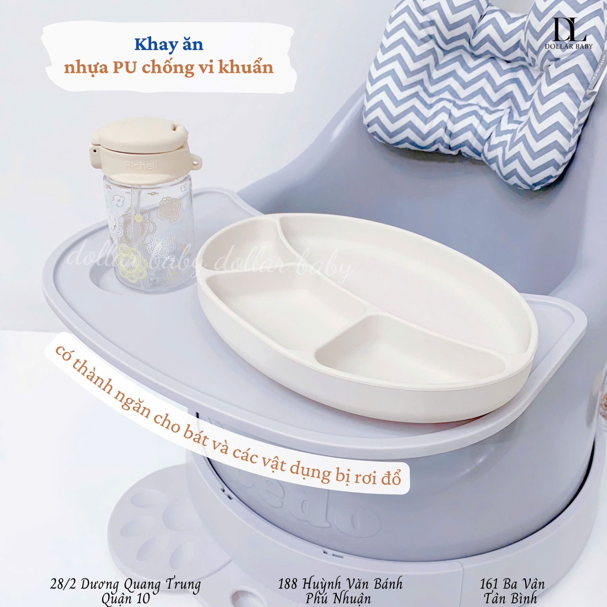  Ghế Ăn Dặm Aibedo Standard Cho Bé Từ 3-36 tháng 