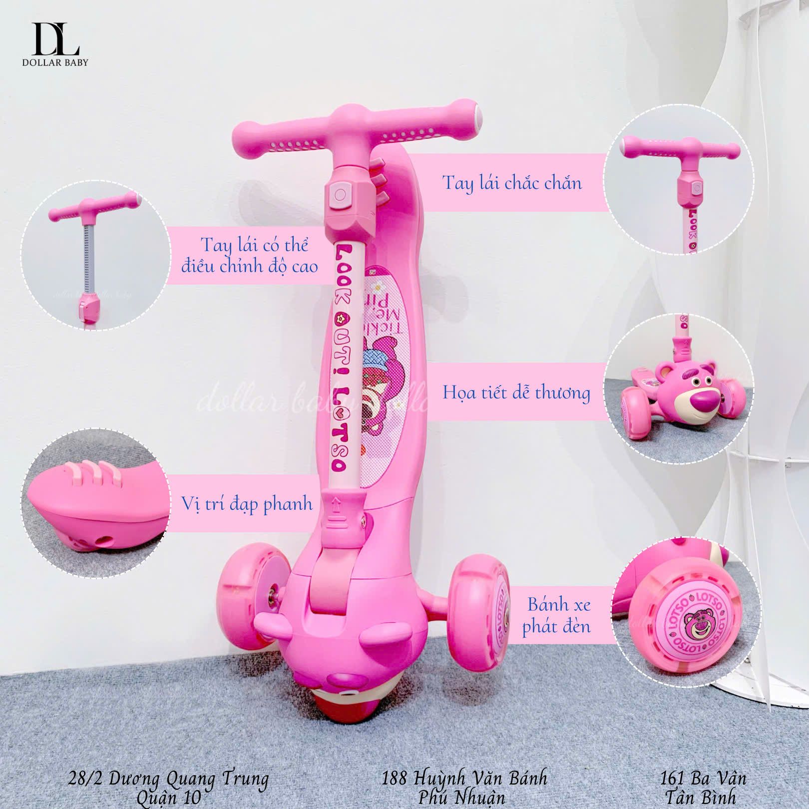  Xe Trượt Scooter Mesuca 2 / 3 bánh 