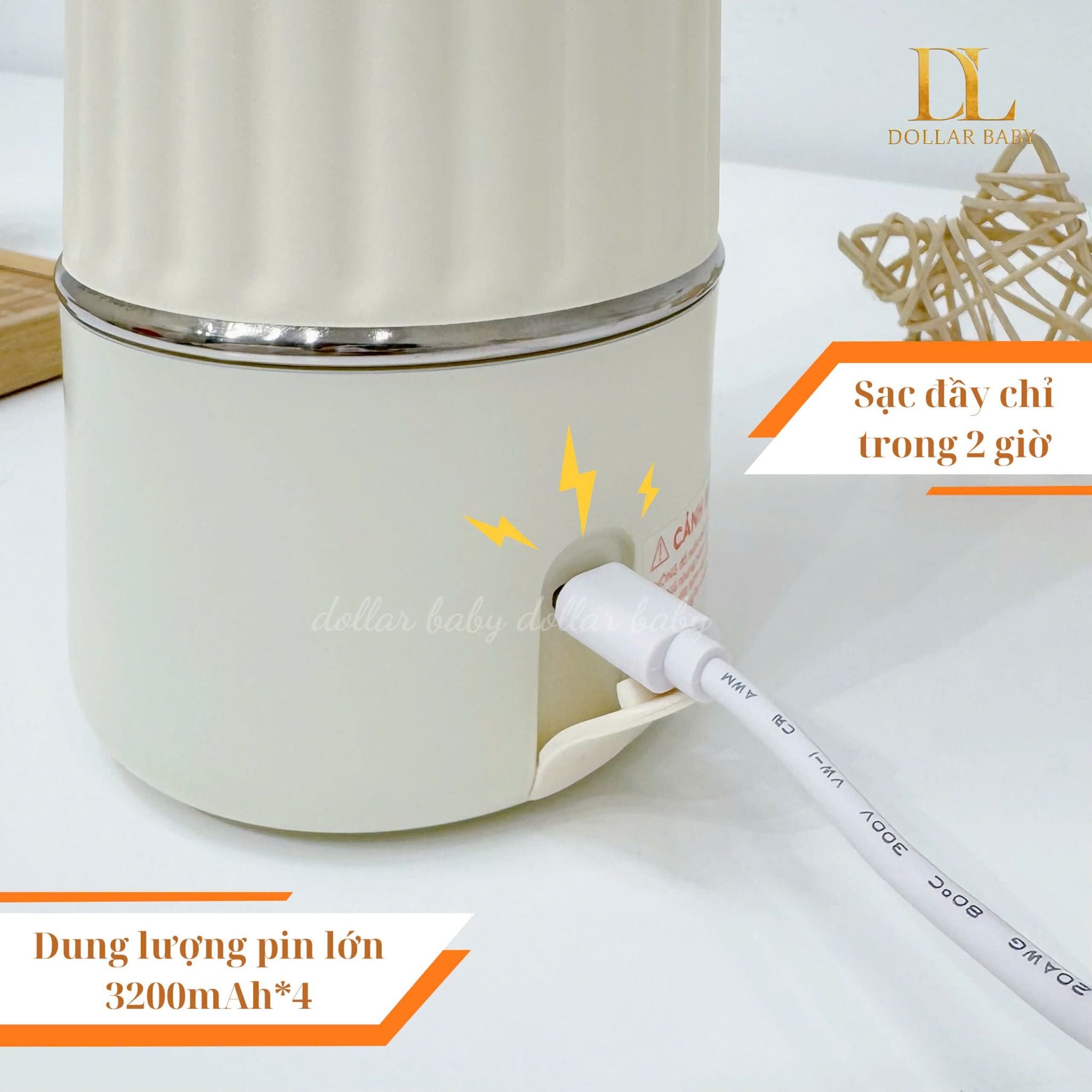  FATZ BABY - Bình hâm và đo độ tinh khiết nước pha sữa di động - Mini Smart 9 Plus 
