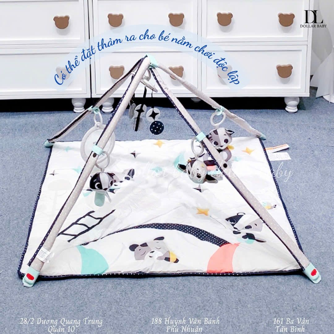  Giường cũi 6 in 1 Tiny Love Here I  Grow Activity Play Yard - Đen Ghi 