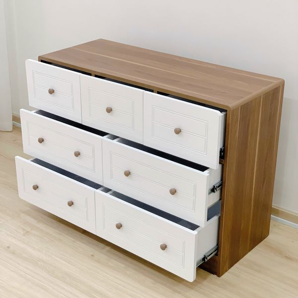  Bộ Tủ Gỗ Trắng Gấu Nâu Treo Đồ 2 Tầng ( MDF Lõi Xanh ) 