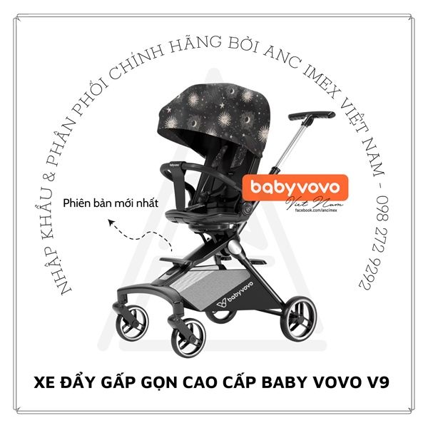  Xe Đẩy Baby Vovo V9 
