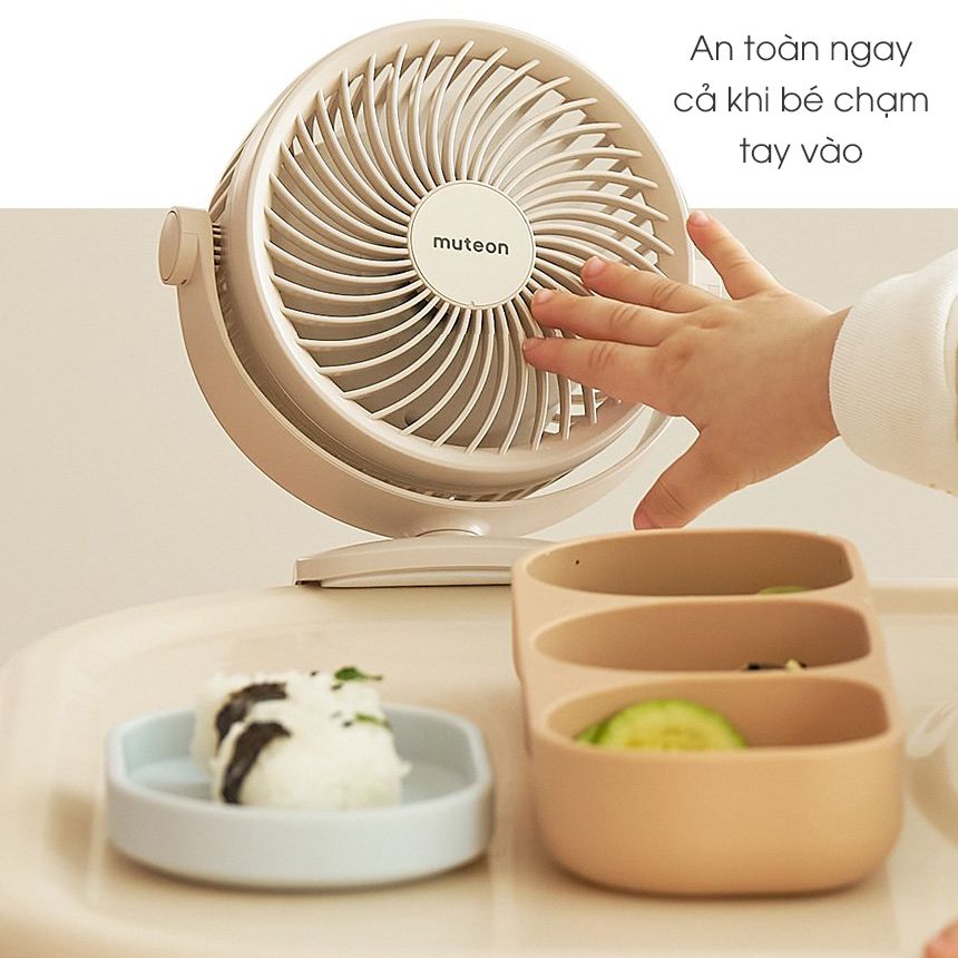  Quạt Kẹp Tích Điện Dono&Dono Phiên Bản Nâng Cấp Muteon 