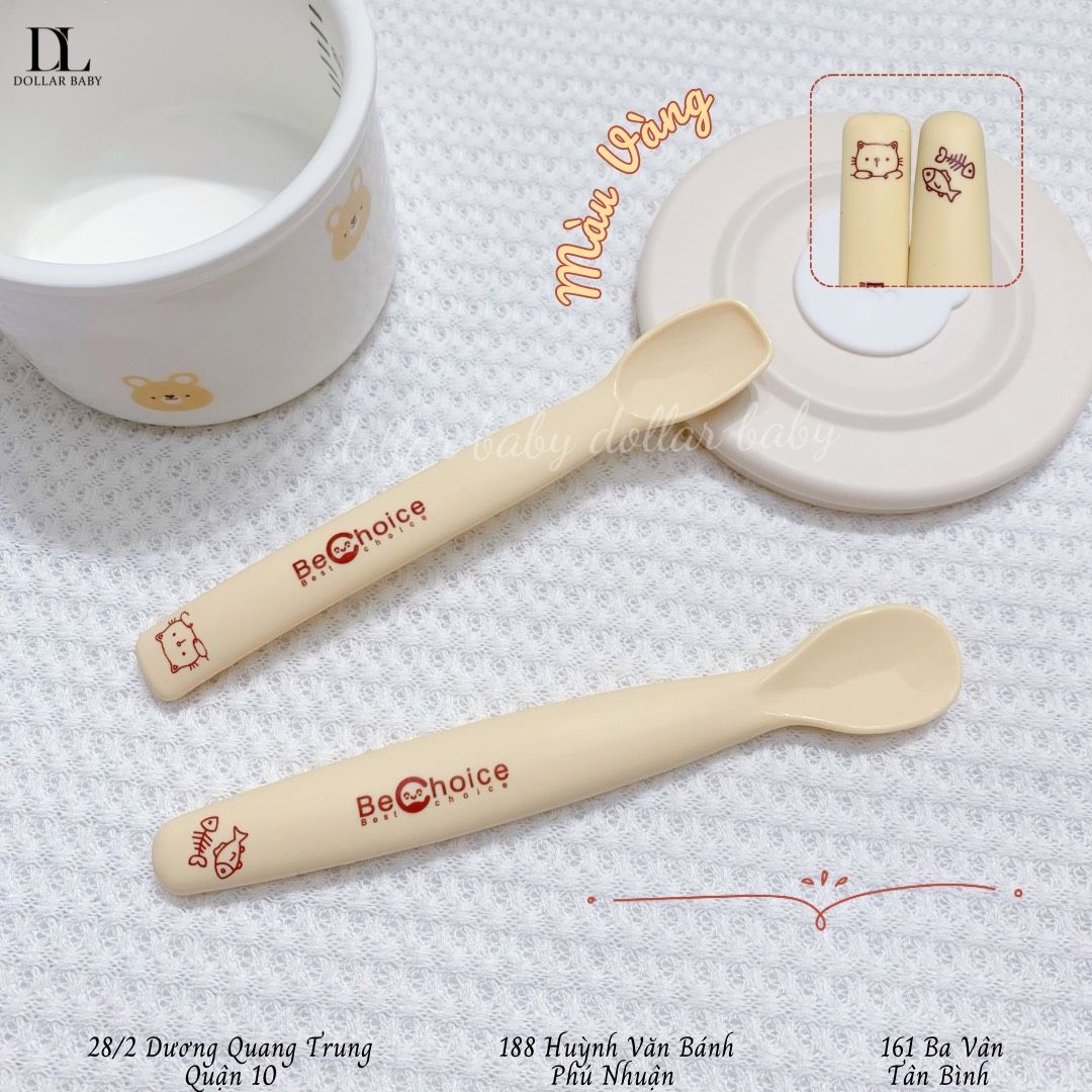  Set 2 Thìa Silicon Bechoice ( Kèm Hộp ) 