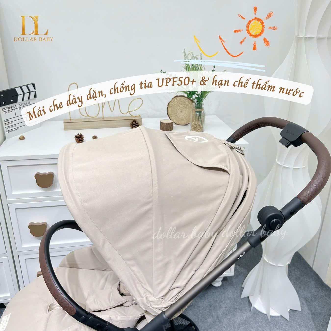  Xe Đẩy 2 Chiều Gấp Gọn Cybex Melio TPE + Bumper Bar 