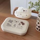  Set Khay Ăn Dặm Silicon Dono&Dono Mamazone 