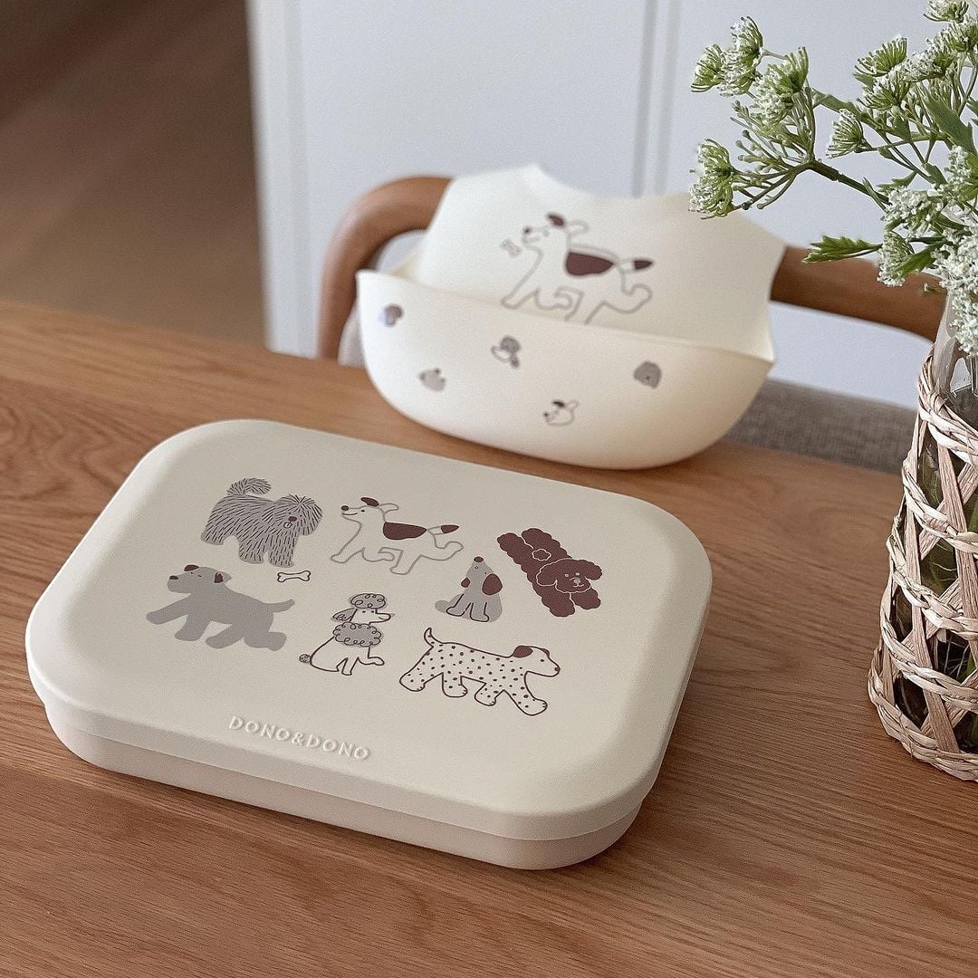  Set Khay Ăn Dặm Silicon Dono&Dono Mamazone 