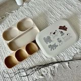  Set Khay Ăn Dặm Silicon Dono&Dono Mamazone 