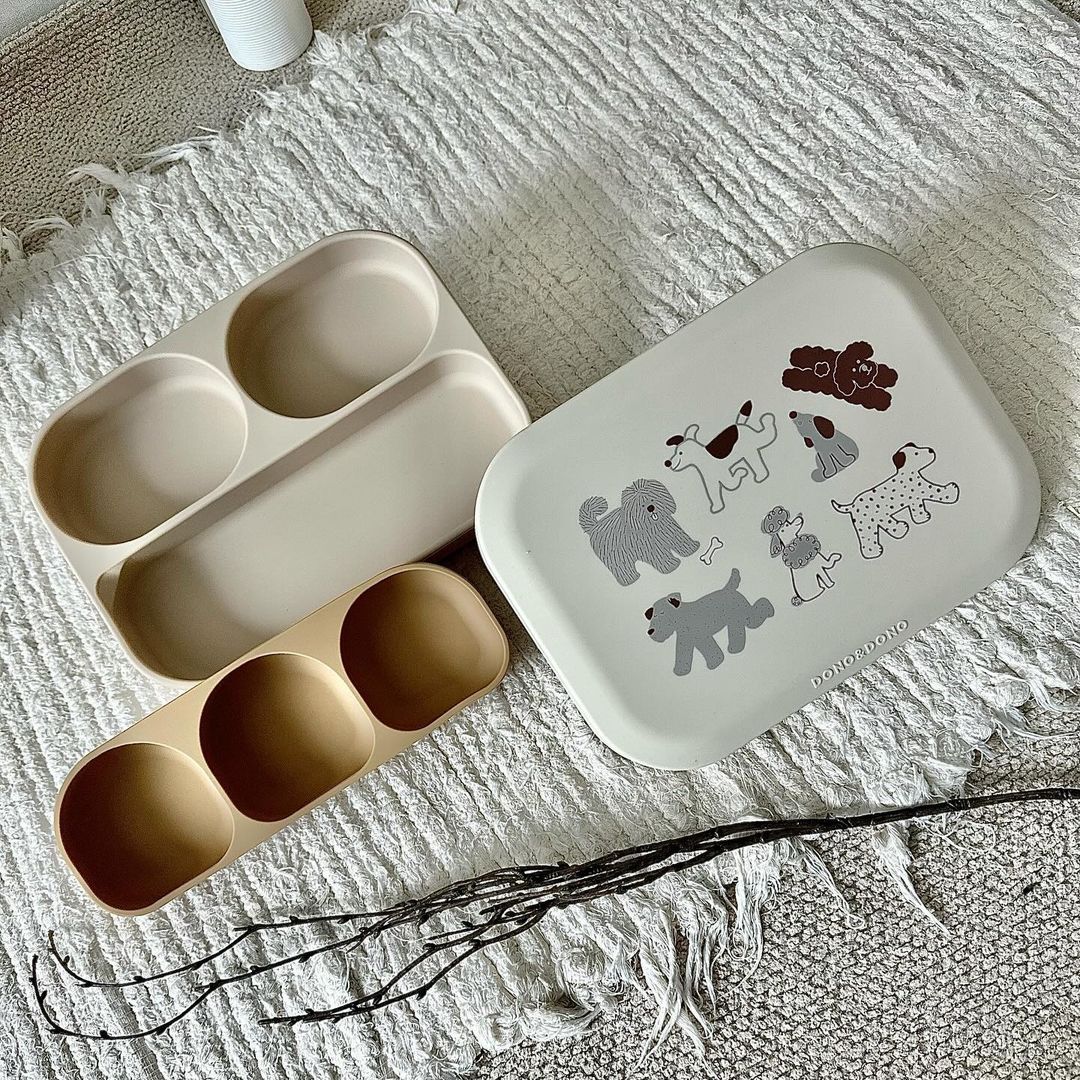  Set Khay Ăn Dặm Silicon Dono&Dono Mamazone 