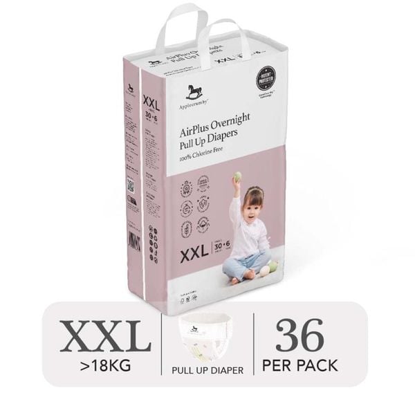  Bỉm tã quần đêm Applecrumby Airplus Overnight Mega Pull Ups 