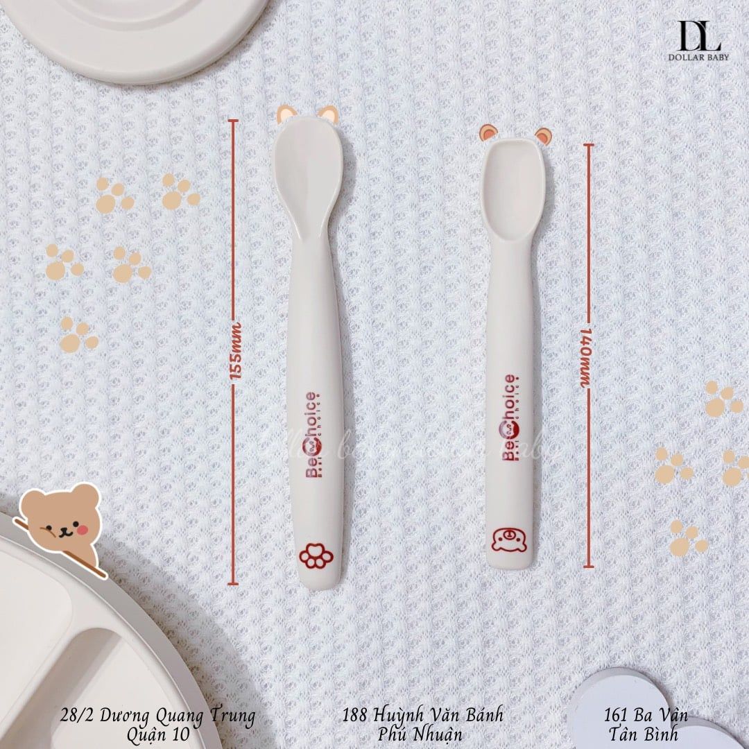  Set 2 Thìa Silicon Bechoice ( Kèm Hộp ) 