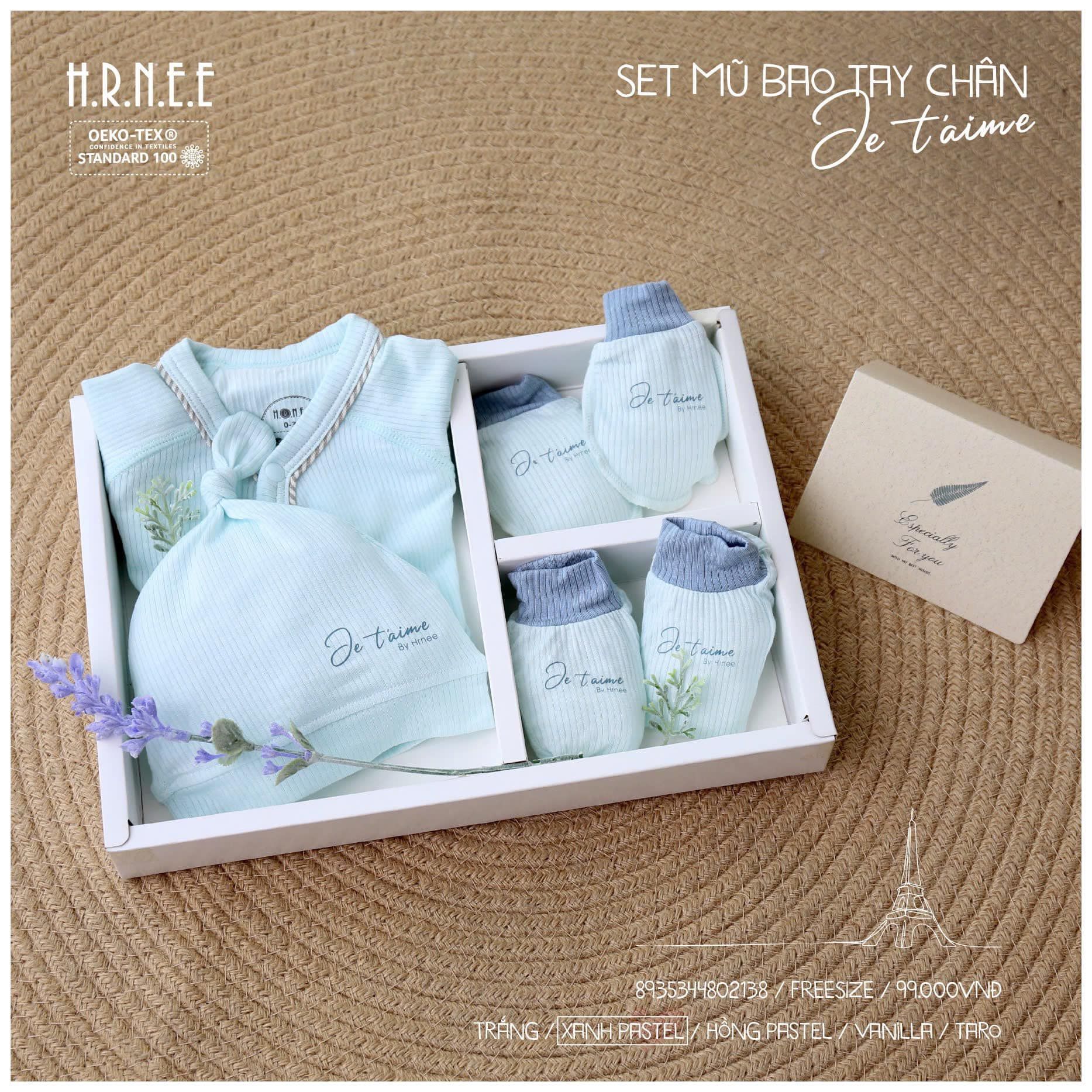  Set PK Mũ Bao Tay Chân Je t'aime - Hrnee 