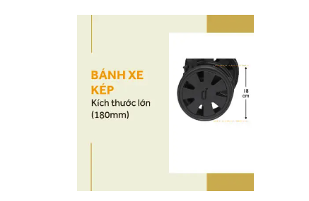  Xe đẩy Combi CrossGo 4 bánh quay tự động 