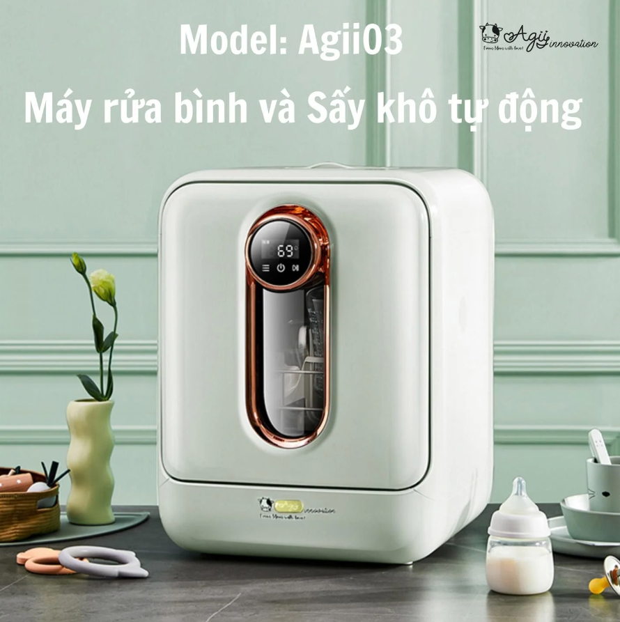  Máy rửa bình cao cấp AGII 03 Hàn Quốc 