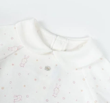  NOUS  - Set Quần Áo Dài Trắng Hoạ Tiết Sao Thỏ Cổ Sen 