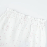  NOUS  - Set Quần Áo Dài Trắng Hoạ Tiết Sao Thỏ Cổ Sen 