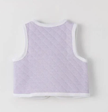  NOUS - Áo Gile Chần Bông Violet 