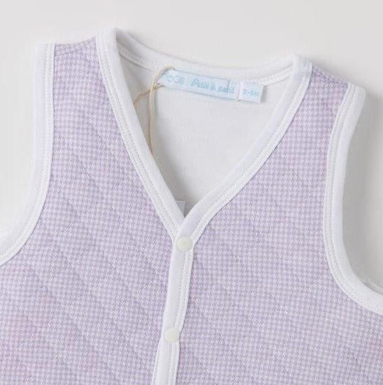  NOUS - Áo Gile Chần Bông Violet 