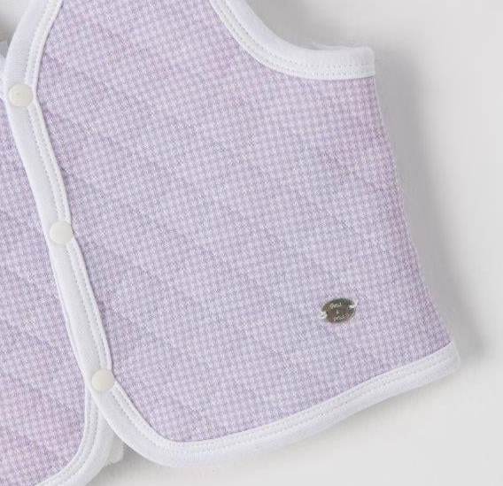  NOUS - Áo Gile Chần Bông Violet 