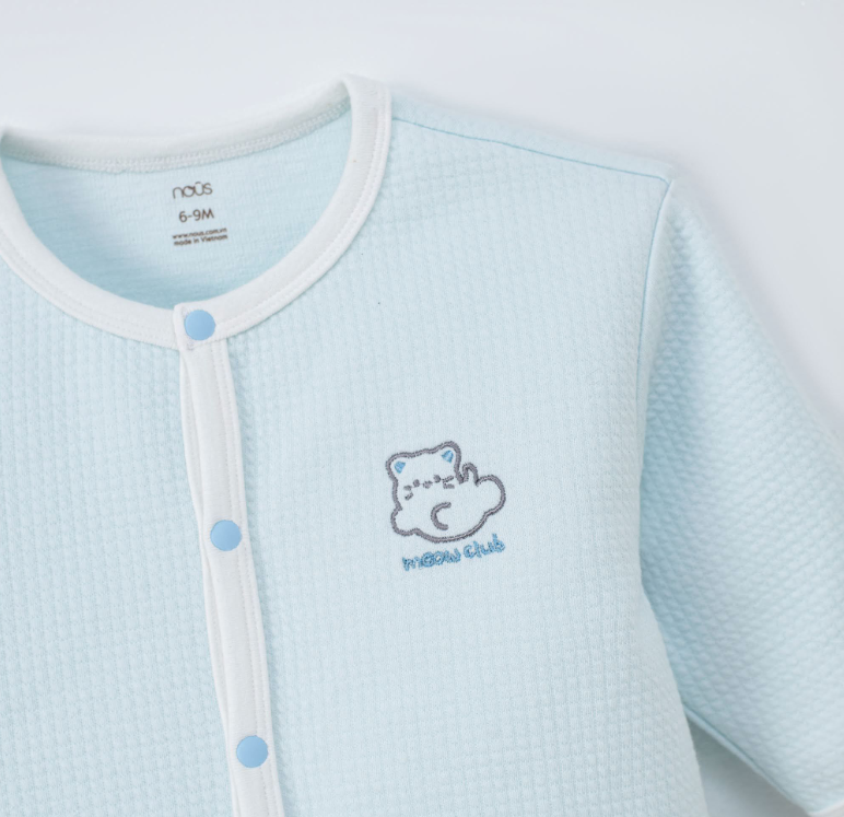  NOUS - Áo Khoác Màu Xanh 