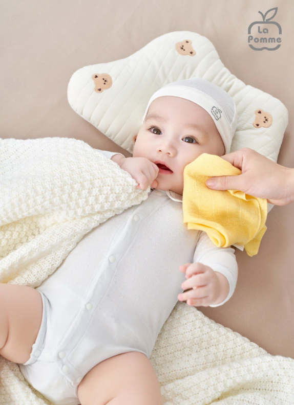  Set 3 Khăn Sợi Tre Lụa La Pomme Everyday Soft Care ( 1 Khăn Tắm + 2 Khăn Sữa ) 