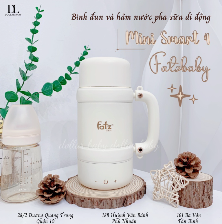  FATZ BABY - Bình Đun Và Hâm Nước Pha Sữa Di Động - Mini Smart 4 