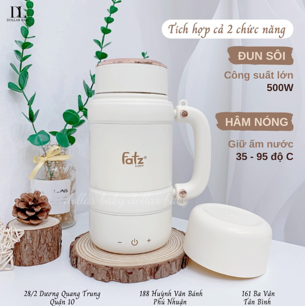  FATZ BABY - Bình Đun Và Hâm Nước Pha Sữa Di Động - Mini Smart 4 