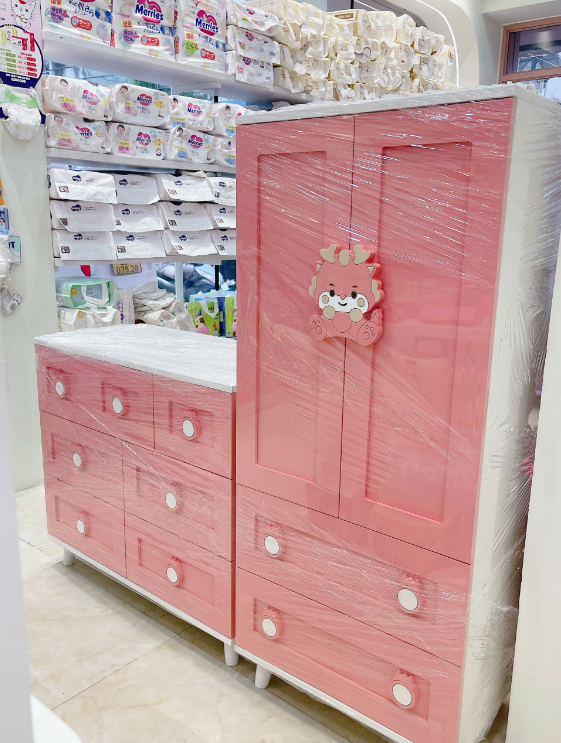  Bộ Tủ Gỗ Rồng Hồng 