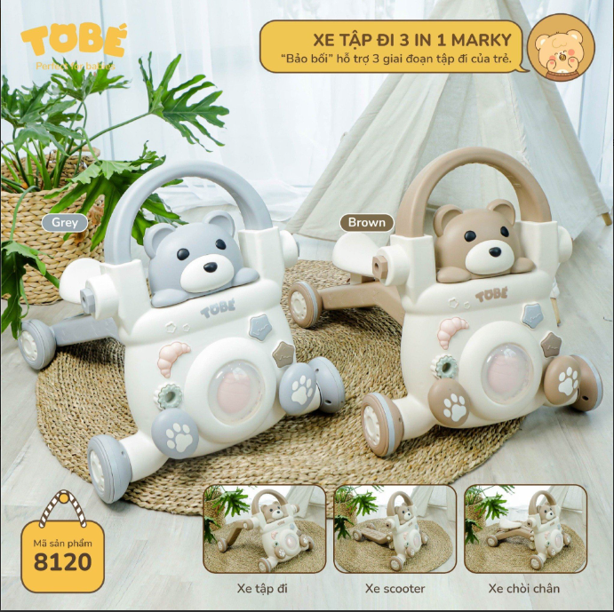  Xe Tập Đi 3 in 1 Marky - TOBE 