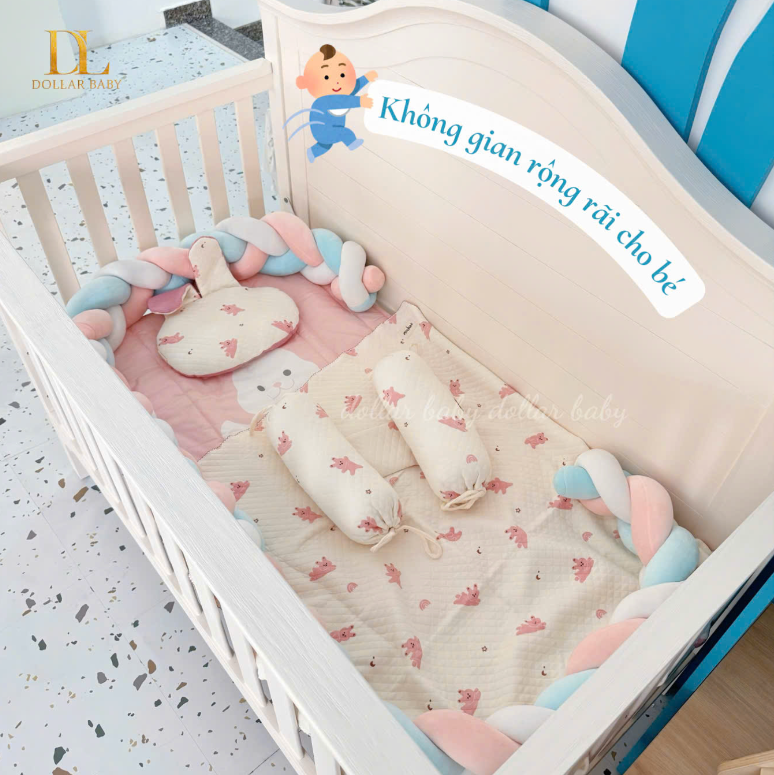  Cũi Gỗ Ti Amo Cantania 4in1 