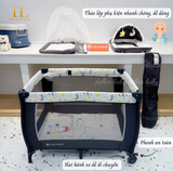  Baby Trend Lil Snooze Deluxe II Playard - Nôi Cũi Vải Gấp Gọn Đa Năng 