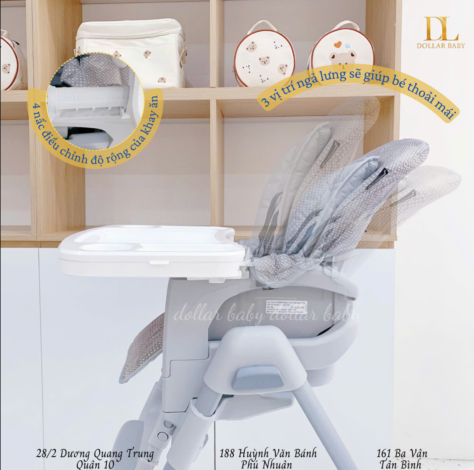  Ghế ăn dặm Baby Trend Everlast 7-in-1 